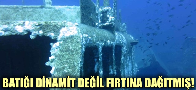 Fethiye'deki batığın dağılma nedeni korozyon ve güçlü fırtınaymış