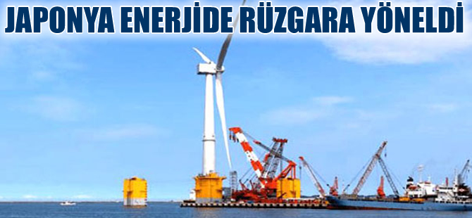 Japonya dünyanın en büyük yüzer rüzgar türbinini kuruyor