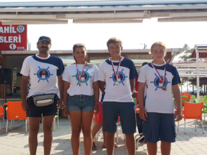 İÇDAŞ’ın genç yelkencileri Lapseki’de denize mühür vurdular