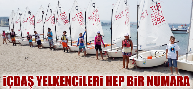 İÇDAŞ’ın genç yelkencileri Lapseki’de denize mühür vurdular