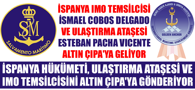 İsmail Cobos Delgado ve Esteban Pacha-Vicente, Altın Çıpa Töreni için İstanbul'a geliyor