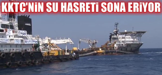 KKTC'nin 50 yıllık suyunu karşılayacak projede sona gelindi