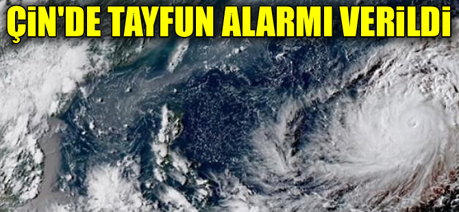 Çin'in güneyinde tayfun alarmı verildi,  sahil şeridi kapatıldı