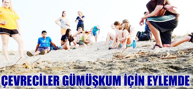 Mersin Gümüşkum Tabiat Parkı için eylem