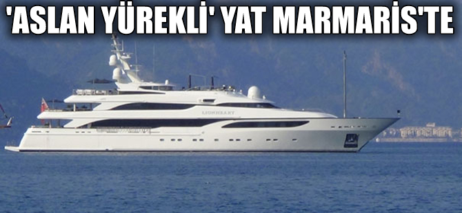 Philip Nigel Ross Green'in lüks yatı ''Lion Heart' Marmaris'te