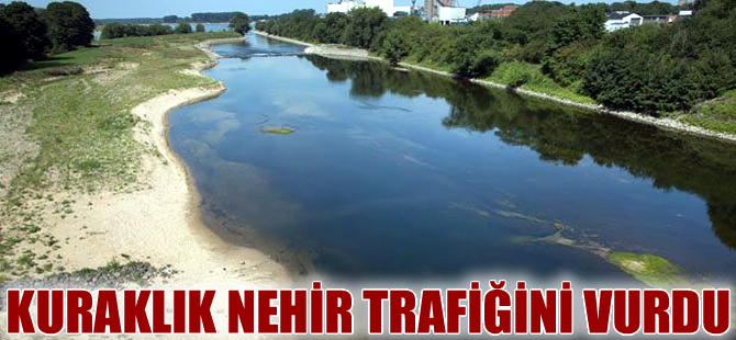 Avrupa'da kuraklık nehirlerde gemi trafiğini vurdu
