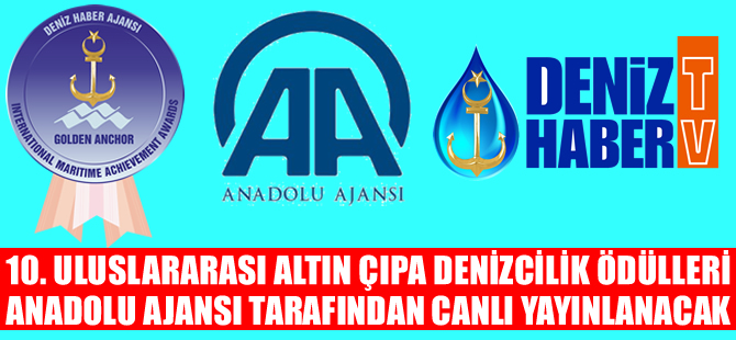 Altın Çıpa Denizcilik Başarı Ödülleri Töreni, AA üzerinden CANLI yayınlanacak
