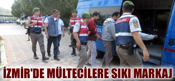 İzmir'de göçmen akınına karşı kontrol noktaları kuruldu