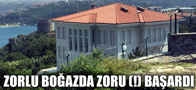 Ahmet Nazif  Zorlu'dan Boğaz'daki şehitliğe havuzlu villa!