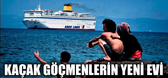 Yunanistan kaçaklara dev gemi gönderdi