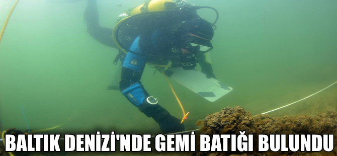 Baltık Denizi'nde eski bir gemi kalıntısı bulundu