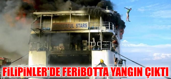 Filipinler'de feribotta yangın çıktı, yolcular denize atladı