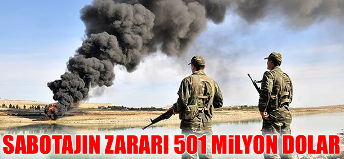 Kerkük- Yumurtalık petrol boru hattında zarar 500 milyon doları aştı