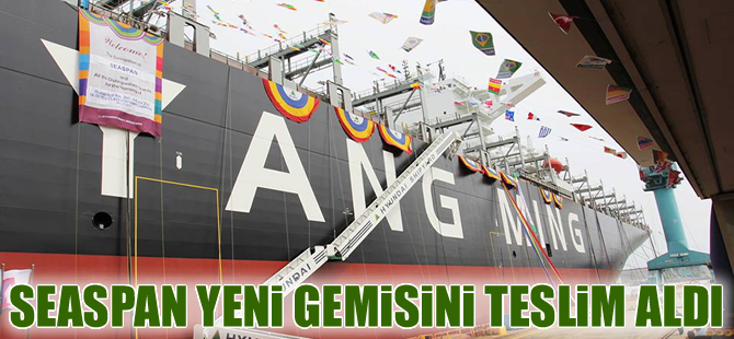 Seaspan yeni gemisi  Yang Ming Wellness’ı teslim aldı
