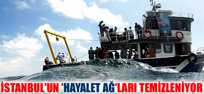 İstanbul Boğazı'nda 'hayalet ağ' temizliği