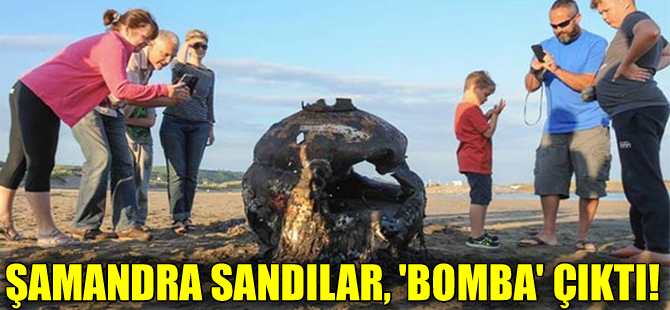 Şamandra sandıkları cisim 'Bomba' çıktı!