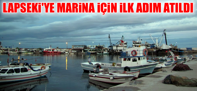 Lapseki'deki atıl durumdaki balıkçı barınağının yat limanı olacak