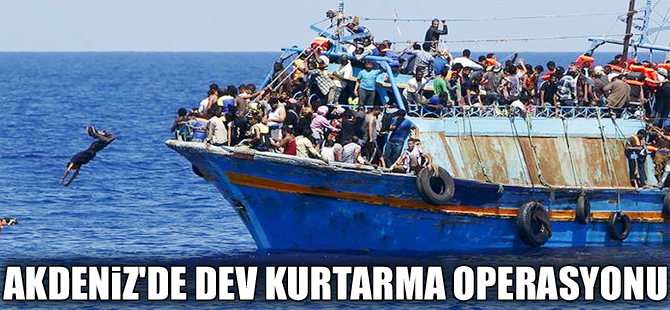 Akdeniz'de 22 tekne ve şişme bottan acil yardım çağrısı geldi!