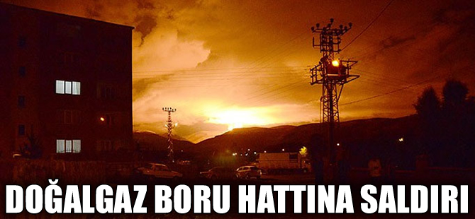 Kars'ta doğalgaz boru hattına saldırı