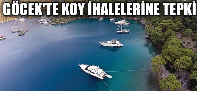 Göcek’teki koyların yeniden ihale edilmesine tepki büyüyor