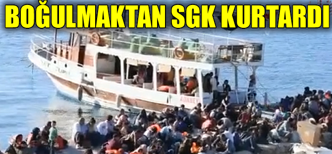 Bindikleri tekne arızalanan 164 kaçak göçmenin imdadına Sahil Güvenlik yetişti