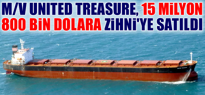 Zihni Denizcilik, M/V UNITED TREASURE isimli dökme yük gemisini filosuna kattı