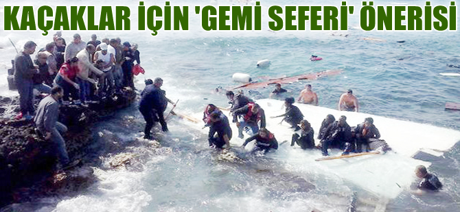 Yunanlılardan kaçaklar için Avrupa'ya "Gemi Seferi" önerisi