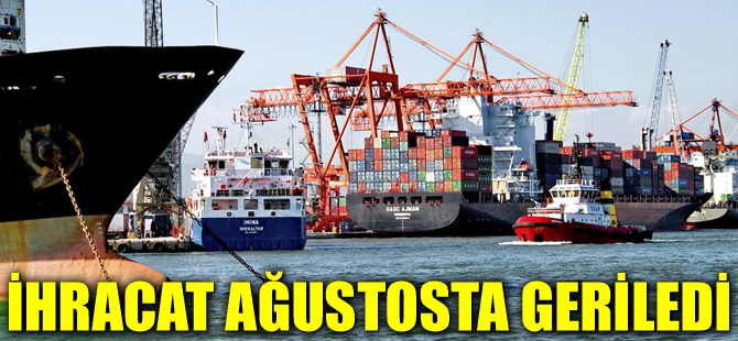 İhracat ağustosta yüzde 5 düştü; 8 aylık ihracat 95 milyar dolar
