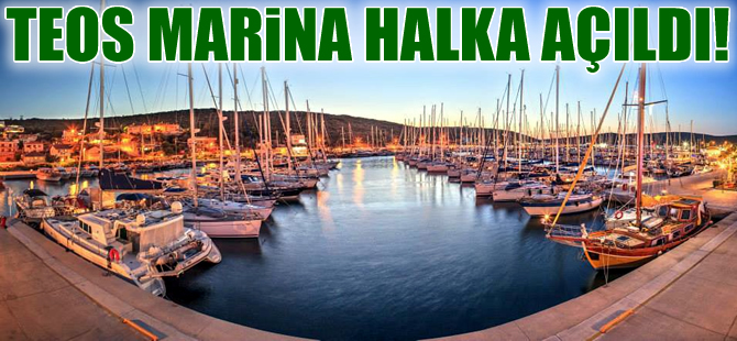 Teos Marina tel örgüleri kaldırdı, halkla buluştu