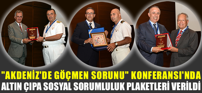 Göçmen Sorunu Konferansı'na katkı sağlayan isimlere Sosyal Sorumluluk Plaketi takdim edildi