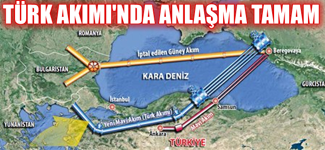 Gazprom, Türk Akımı için Ankara ile anlaştı