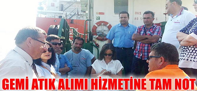 Uzmanlardan limanlardaki gemi atık alımı hizmetine tam not