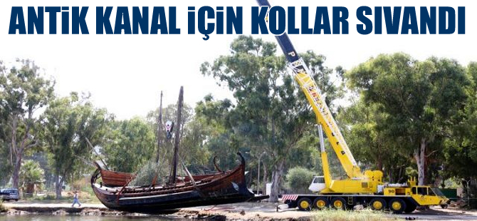 Antik Kanal için gemiler bakıma alındı