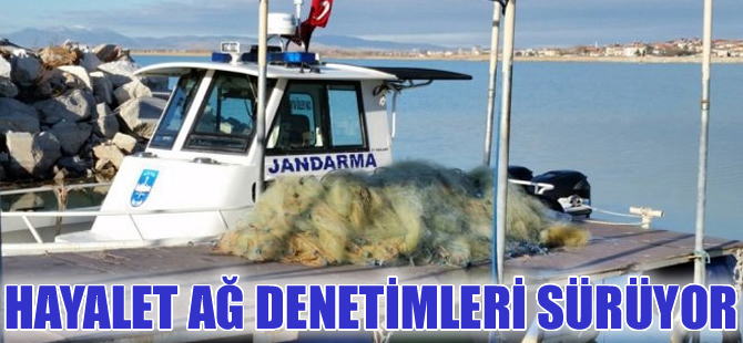 Beyşehir Gölü'nde 11 bin metre yasak ağ ele geçirildi