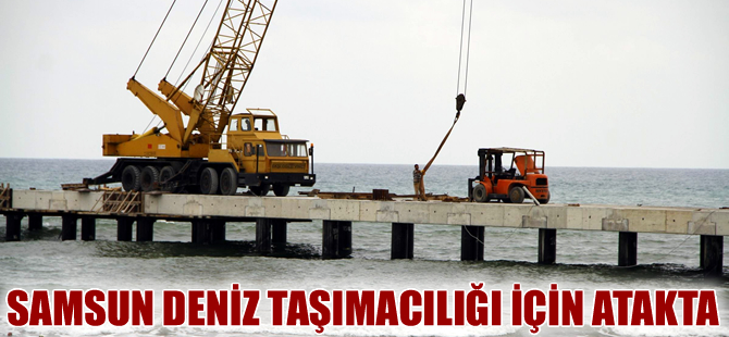 Samsun kıyıları deniz taşımacılığı için iskelelerle donatılacak