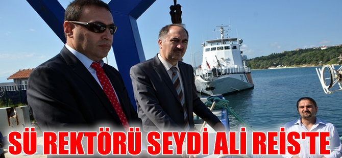 Prof. Dr. Nihat Dalgın'dan Seydi Ali Reis Araştırma Gemisi'ne ziyaret