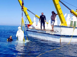 Anadolu'nun zenginlikleri Side'de su altında sergileniyor