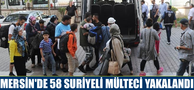 İtalya'ya gitmek için Kızkalesi sahilinde bekleyen 58 Suriyeli mülteci yakalandı