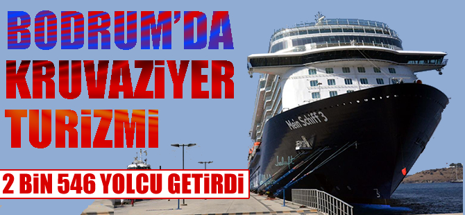 Mein Schiff 3, adlı yolcu gemisi Bodrum Limanı'na demirledi