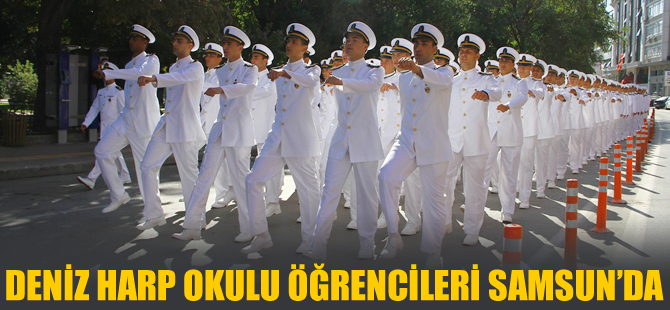 Deniz Harps Okulu öğrencileri Samsun'da