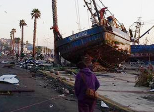 Şili’deki deprem Caquimbo Limanı’nı vurdu