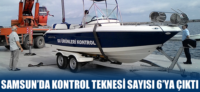 Samsun Gıda, Tarım ve Hayvancılık İl Müdürlüğü kontrol teknesi satın aldı