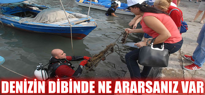 Denizin dibinden 5 dakikada dünyaları çıkardılar