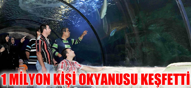 Deniz Dünyası'nı 1 milyon ziyaretçi ağırladı