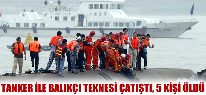 Yük gemisi balıkçı teknesi ile çatıştı, 5 kişi yaşamını yitirdi