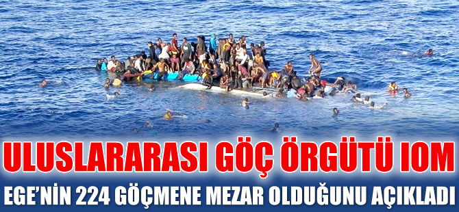 IOM Ege'de bu yıl 224 sığınmacının hayatını kaybettiğini açıkladı