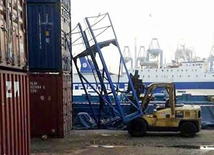 Mardaş Limanı'nda kaza: 1'i ağır 2 işçi yaralandı