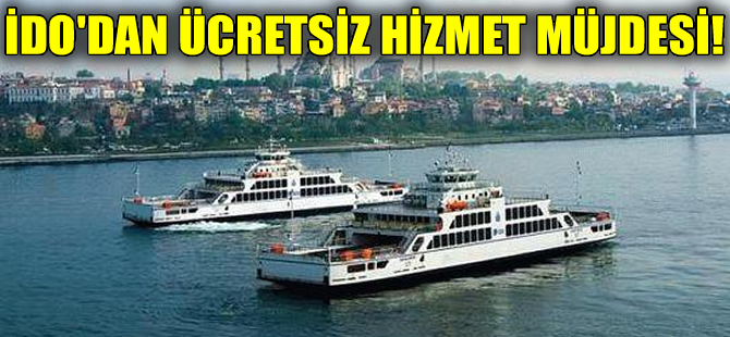 İDO öğretmen ve öğrencileri ücretsiz taşıyor