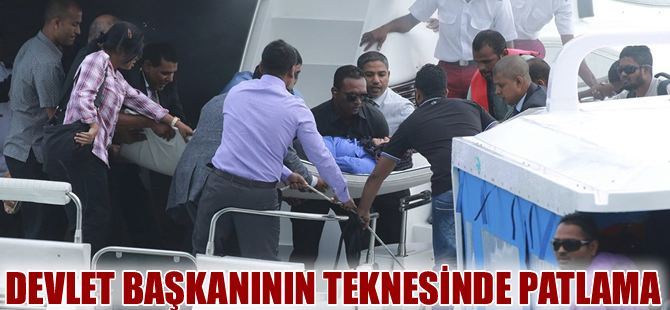 Maldivler Devlet Başkanı Gayyum'un teknesinde patlama