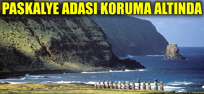 Şili’de binlerce deniz canlısının bulunduğu Paskalye adası koruma altında